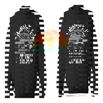 Camper Wohnmobilfahrer Mit Hund Campingprüche Wohnmobil Sweatshirt - Seseable