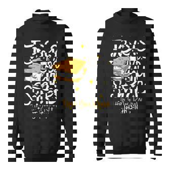 Camping Smore Jesus Loves You John Bible Verse Sweatshirt - Seseable