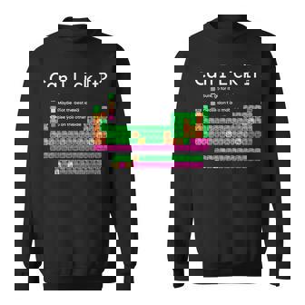 Can I Lick It 周期表 スウェットシャツ - Kawaiitshirt