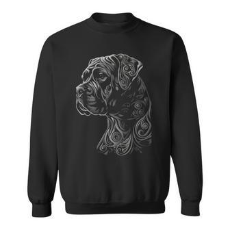 Cane Corso Dog Tribal Vintage Retro Graphic Sweatshirt - Thegiftio UK