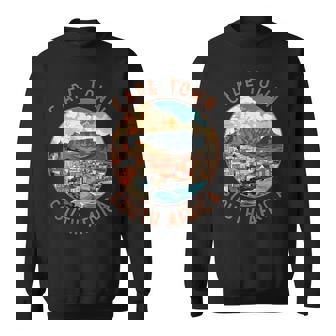 Cape Town South Africa Retro Distressed Circle Travel Sweatshirt - Thegiftio