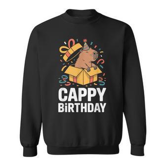 Cappy Cumpleaños Capybara Lover Cumpleaños Capibara Camisa de entrenamiento - Regaloses