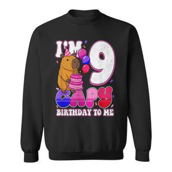 Capy De 9 Años Cumpleaños Para Mí Niñas 9º Cumpleaños Capybara Camisa de entrenamiento - Regaloses