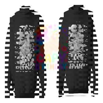 Capybara 8Th Birthday Costume Outfit Happy Birthday Sweatshirt | Seseable UK