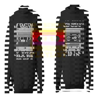 Cassette Retro 80S Oldchool Lista De Reproducciónintage In Mangas Camisa de entrenamiento - Regaloses
