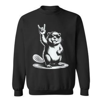 Castor Punk Rock Rocker Heavy Metal Sweater e - Cadeauxyz