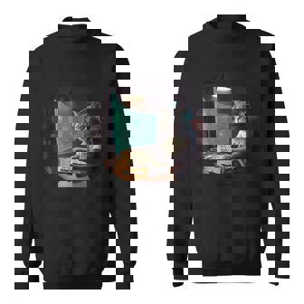 Cat Computer Science Nerd Tech Coding Gaming Programmer Sweatshirt | Mazezy