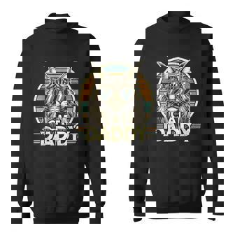 Cat Daddy Cool Maine Coon Cat Father's Day Retro Cat Dad Sweatshirt - Thegiftio