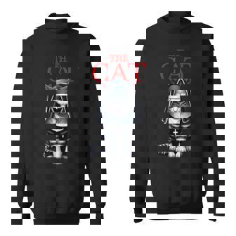 The Cat Horror Cat Halloween Scary Sweatshirt - Thegiftio