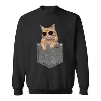 Cat In Pocket Sweatshirt - Thegiftio UK