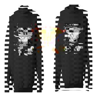 Cat Ramen Sushi Kitten Eating Noodles Sushi Japanese Anime Sweatshirt - Monsterry