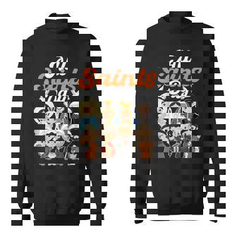 Catholic Religious Catholic Saint Pray For Us All Saints Day Sweatshirt - Monsterry