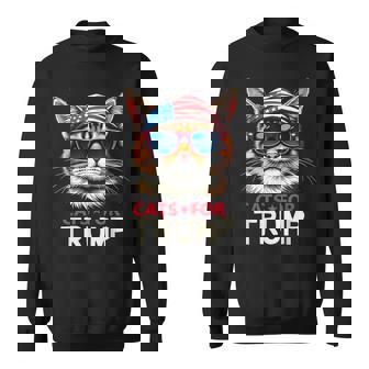 Cats For Trump Drapeau Américain Amusant Sweater e - Cadeauxyz