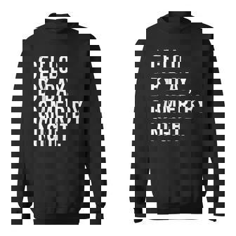 Cello By Day Gamer By Night Sweatshirt - Thegiftio