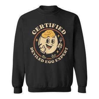 Certified Deviled Egg Expert Egg Lover For Deviled Egg Sweatshirt - Thegiftio UK