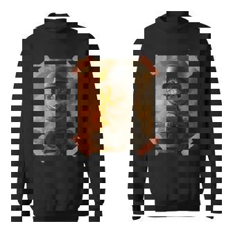 Char Militaire Chat Drôle Pro Gun Patriotic Humour Lovers Sweater e - Cadeauxyz