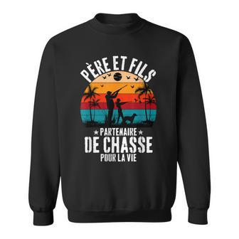 Chasse Père Et Fils Chasseur Humour Cadeau Chasseur Chasse Sweater e - Cadeauxyz