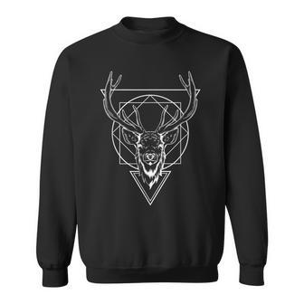 Chasseur De Cerf Avec Bois Sweater e - Cadeauxyz