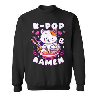 Chat K-Pop & Ramen Musique Coréenne Chaton Mignon Et Sweater e - Cadeauxyz
