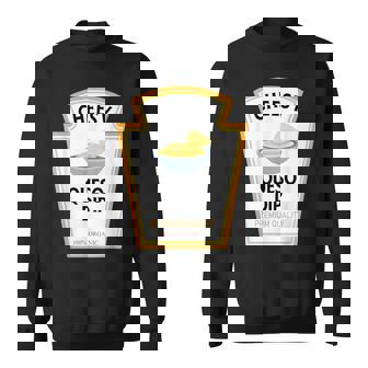 Cheesy Queso Dip Condiment Costume Party Matching Sweatshirt - Thegiftio