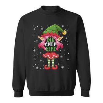 Chef Elfe Outfit Weihnachten Familie Weihnachten Sweatshirt - Geschenkecke