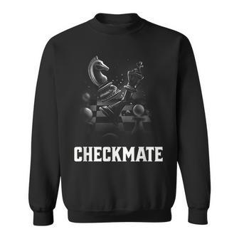 Chess For Boys With Chess Pieces And Checkmate Sweatshirt - Thegiftio UK