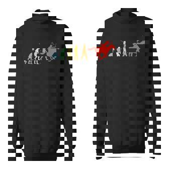 Cheval Et Arc Evolution Rétro Tir À L'arc Chevaux Cavalier Sweater e - Cadeauxyz