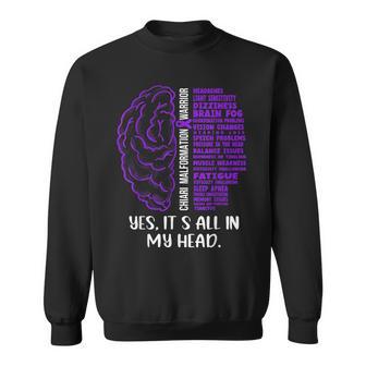 Chiari Malformation Awareness Chiari Warrior Sweatshirt - Thegiftio UK