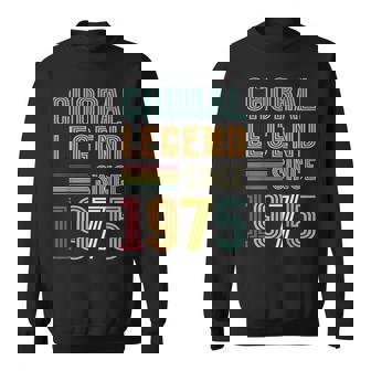 Choral Legend 1975 Singer 50 Years 50th Birthday Choir Sweatshirt Unisex | Mazezy