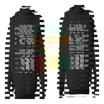 Choral Legend 1980 Singer 45 Years 45th Birthday Choir Tank Top Sweatshirt Unisex | Mazezy