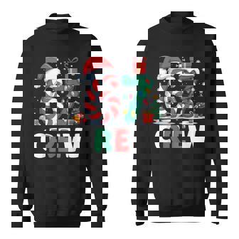 Christmas 67 Crew Brainrot Candy Cane Lights Holiday Sweatshirt - Thegiftio