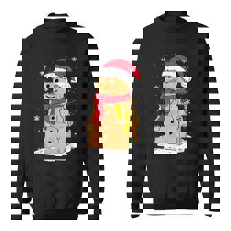 Christmas Coworker Swagazon Associate Cardboard Box Snowman Sweatshirt | Seseable CA