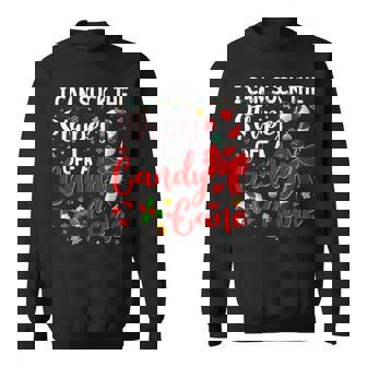 Christmas I Can Suck The Stripes Off Candy Cane Naughty Xmas Sweatshirt | Seseable FR