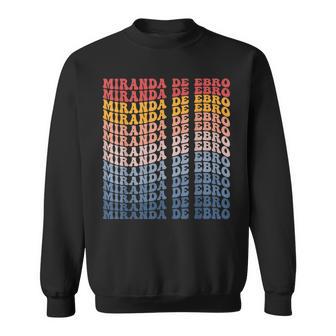 Ciudad De Miranda De Ebro Estilo Retro Camisa de entrenamiento - Regaloses