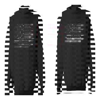 Clan Macdonald Dress Scottish Tartan Us Flag Kilt Scotland Sweatshirt - Thegiftio