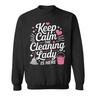 Cleaning Lady Housekeeping Cleaning Lover Housekeeper Sweatshirt - Monsterry