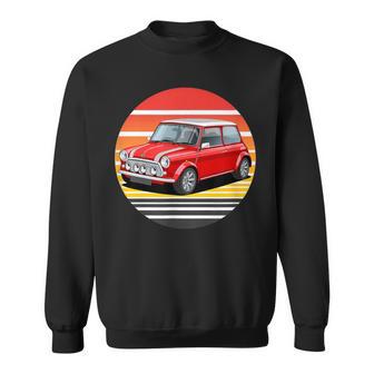 Coche Deportivo Clásico Británico Retro Atardecer Rojo Mini Camisa de entrenamiento - Regaloses
