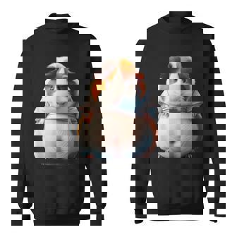 Cochon D'inde Amusant Et Moelleux Avec Grosentre Gros Amateur De Cochon D'inde Sweater e - Cadeauxyz