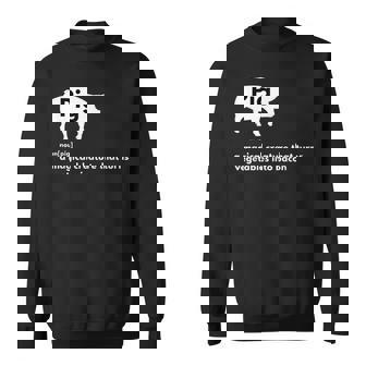 Cochon Hilarant Définition – Amusant Pour Les Amateurs De Bacon Et De Nourriture Sweater e - Cadeauxyz