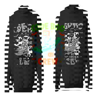 Code Boo Crew Medical Halloween Costume Nursing Hospital Sweatshirt - Thegiftio