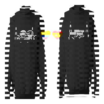 Colombia España Latido Bandera Española Colombiana Camisa de entrenamiento - Regaloses