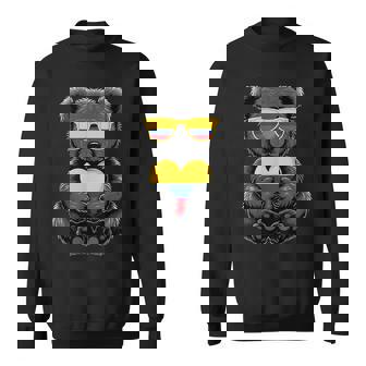 Colombia Flag Bear Colombian Pride Colombian Roots Sweatshirt - Monsterry