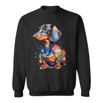 Colorful Wiener & Dachshund Sweatshirt - Thegiftio UK