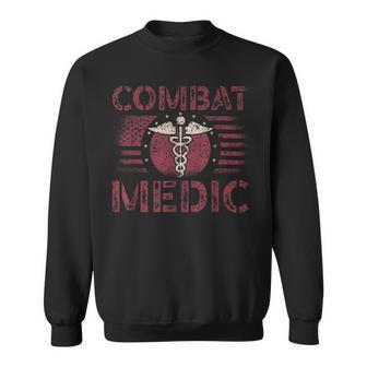 Combat Medic Veterans Soldier Veteran's Day Combat Veteran Sweatshirt - Thegiftio UK