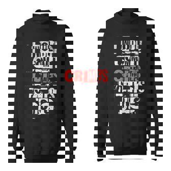 I Would Commit Crimes For This Dog Lover Sweatshirt | Seseable UK