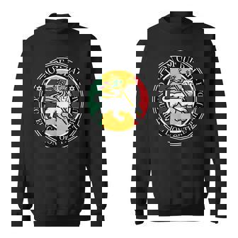 Conquering Lion Of The Tribe Judah Yahweh Rastafarian Sweatshirt - Thegiftio