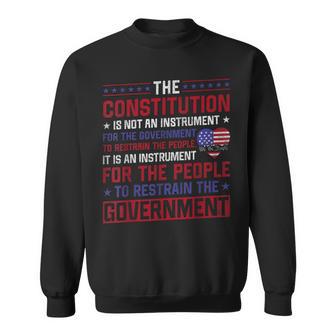 The Constitution Is An Instrument Us Patriotic Sweatshirt - Thegiftio UK