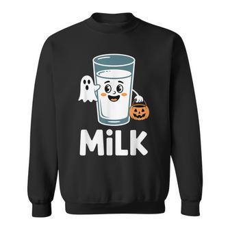 Cookie And Milk Couple Matching Halloween Costume Sweatshirt - Thegiftio UK