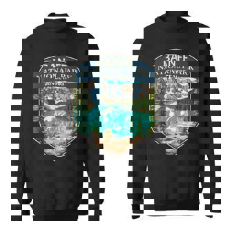 Cool Banff National Park Canada Outdoor Camping Hiking Sweatshirt | Mazezy