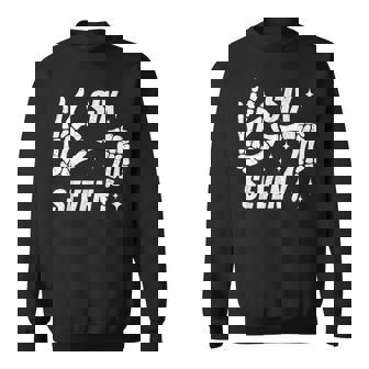 Cool Six Seven Number Gen Alpha Slang 6 7 Trending Meme Sweatshirt | Mazezy